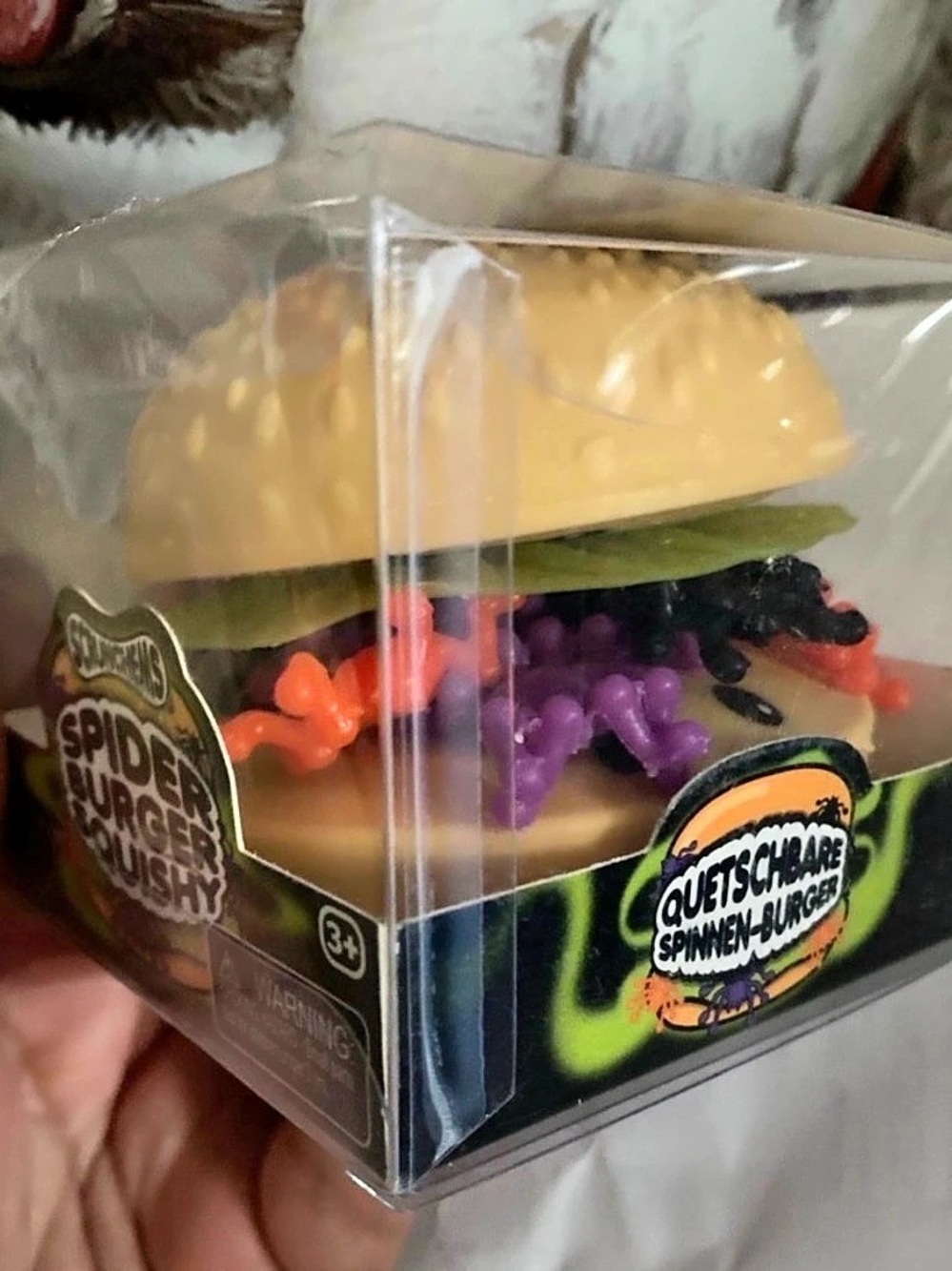 SCRUNCHEMS Spider Burger Squishy Toy